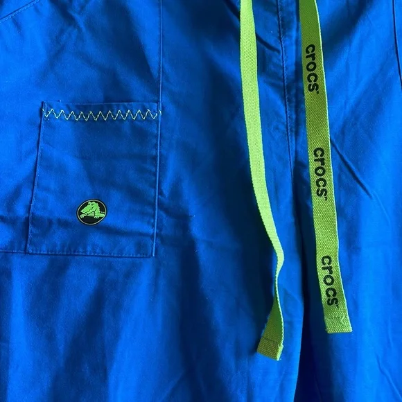 Blue Crocs Scrub Pants Large - Picture 3 of 7